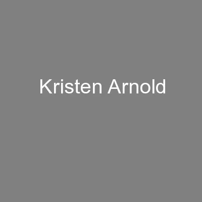 Kristen Arnold