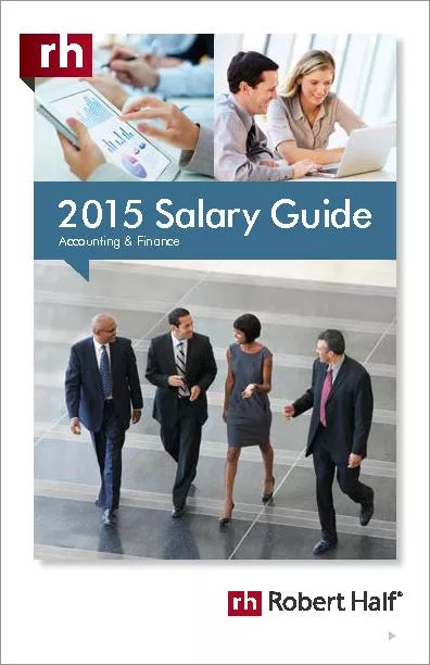 2015 Salary GuideAccounting & Finance