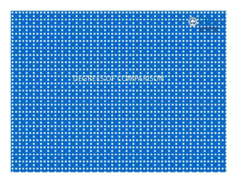 DEGREESCOMPARISON
