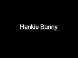Hankie Bunny