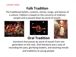Folk Tradition