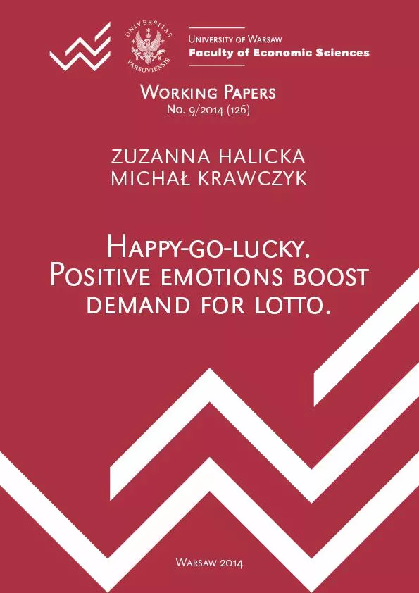 Warsaw 2014Working Papers