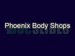 Phoenix Body Shops