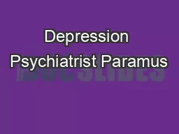 Depression Psychiatrist Paramus