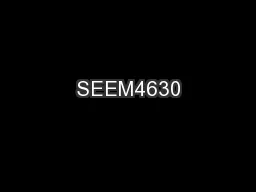 SEEM4630