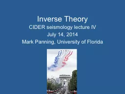 Inverse Theory