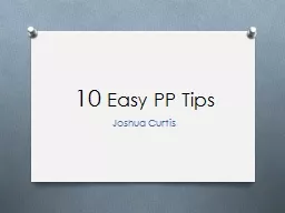 10  Easy PP Tips