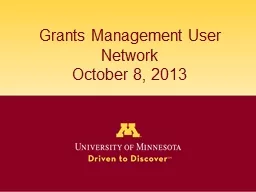 Grants Management User Network
