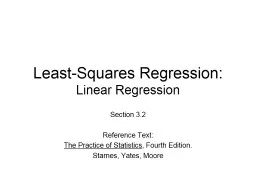 Least-Squares Regression: