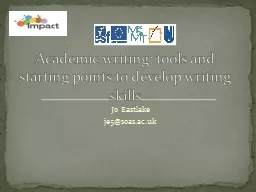 Academic writing: tools and starting points to develop writ