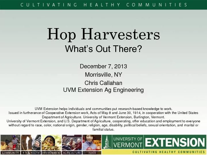 Hop Harvesters