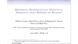 Inflated Responses in Self-Assessed Health