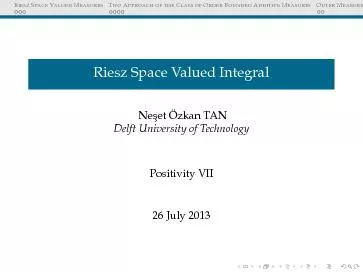 RIESZSPACEVALUEDMEASURES