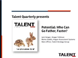 Talent Quarterly presents
