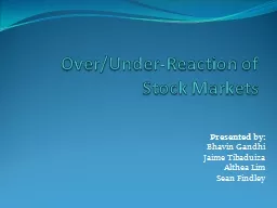 Over/Under-Reaction of Stock