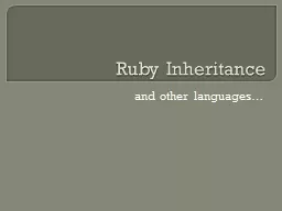 Ruby Inheritance