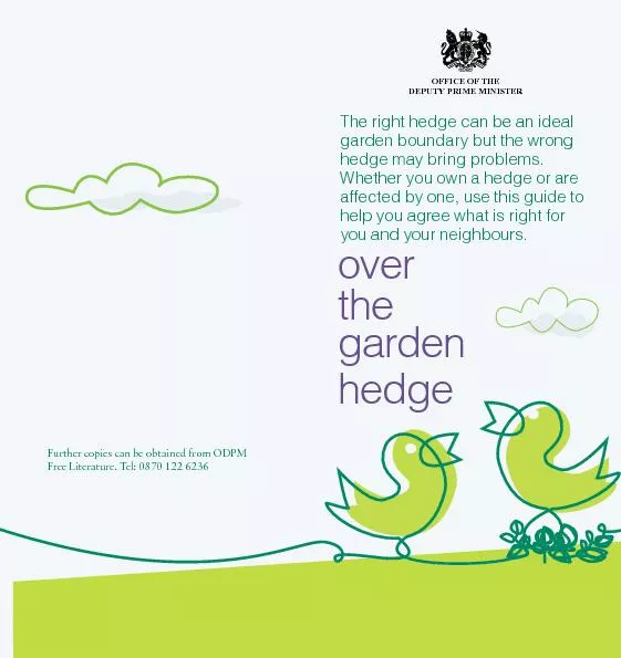 thegardengarden boundary but the wronghedge may bring problems.Whether