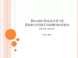 Board Policy F-10
