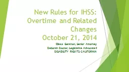 New Rules for IHSS: Overtime and Related Changes