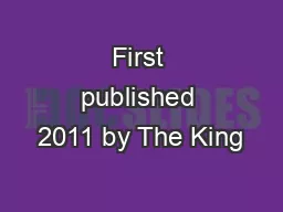 First published 2011 by The King’s FundCharity registration numbe