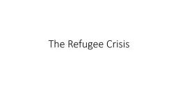 The EU Migrant Crisis