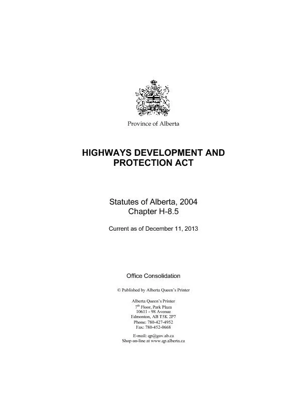 Interpretation Responsibility in Respect of Highways  Designation of p
