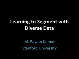 Learning to Segment with