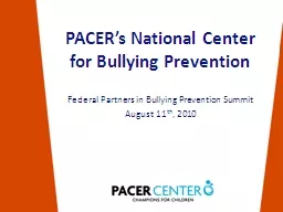 Federal Partners in Bullying Prevention Summit