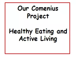 Our Comenius Project