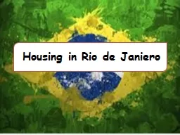 Housing in Rio de