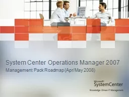 System Center Operations Manager 2007