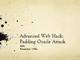 Advanced Web Hack: