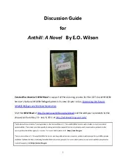 Discussion Guide for Anthill A Novel y E