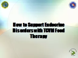 How to Support Endocrine Disorders with TCVM Food Therapy