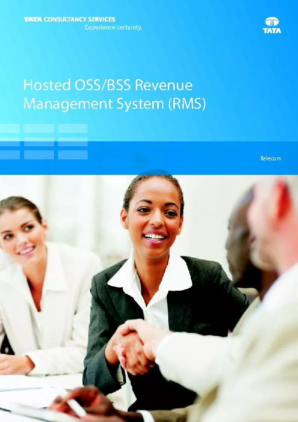 Hosted OSS/BSS Revenue Management System (RMS)
