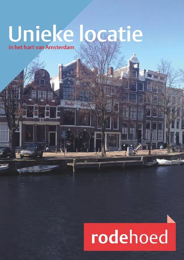 Unieke locatiein het hart van Amsterdam