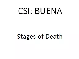 CSI: BUENA