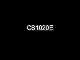 CS1020E