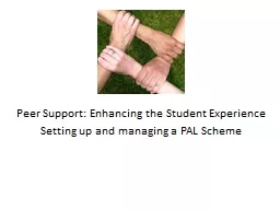 Peer Support: Enhancing the Student Experience