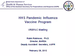 HHS Pandemic Influenza
