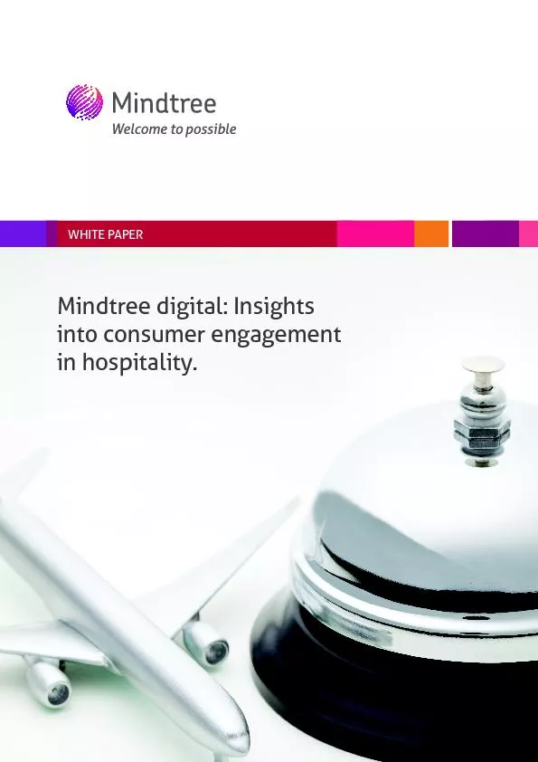 Mindtree digital: Insights into consumer engagement in hospitality.WHI