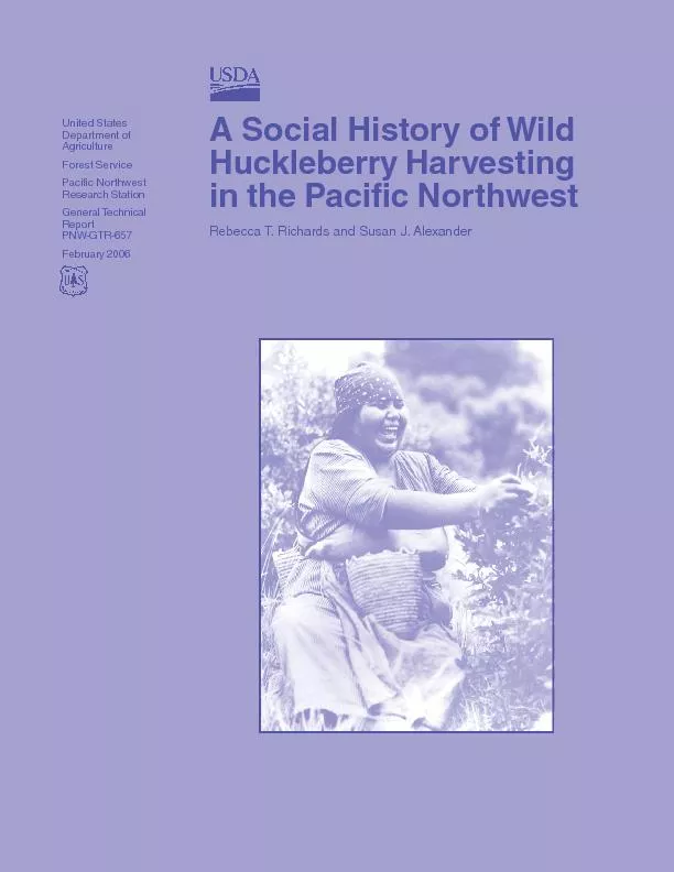 Richards, Rebecca T.; Alexander, Susan J. 2006. A social history of wi