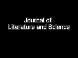 Journal of Literature and Science