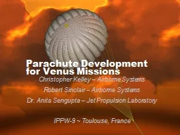 Parachute Development for Venus Missions