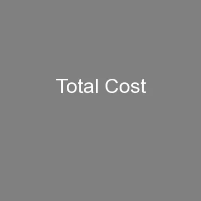 Total Cost