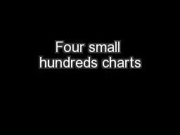 Four small hundreds charts