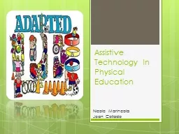 Assistive Technology In Physical Education