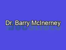 Dr. Barry McInerney