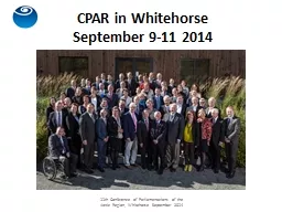 CPAR in Whitehorse