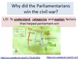 Why did the Parliamentarians win the civil war?